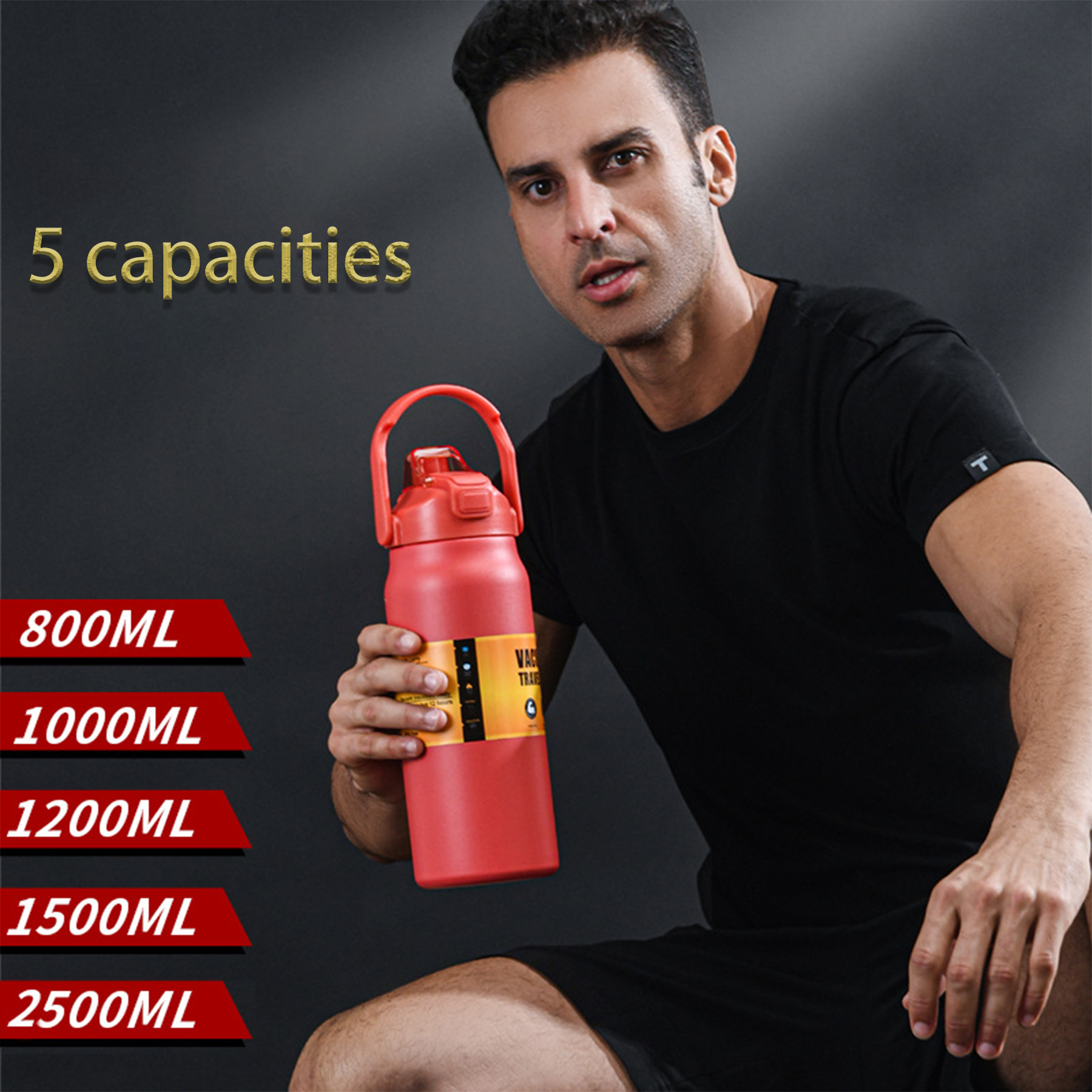 Hiking - 1 Cangkir Termos 1500ml, Cangkir Olahraga