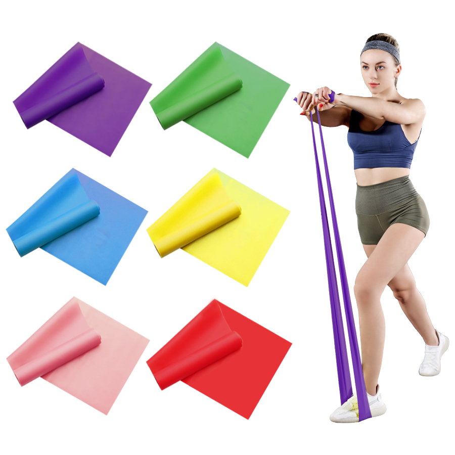 Pilates Bar Kit With Resistance Bands - Yoga Pilates Resistance Band Kebugaran Elastis
