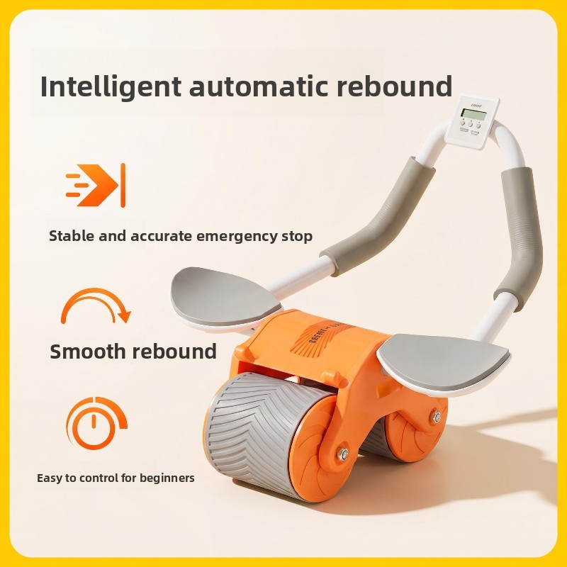 Alat Latihan Otot Perut dengan - Ab Roller Wheel With Elbow Support ulasan dan harga