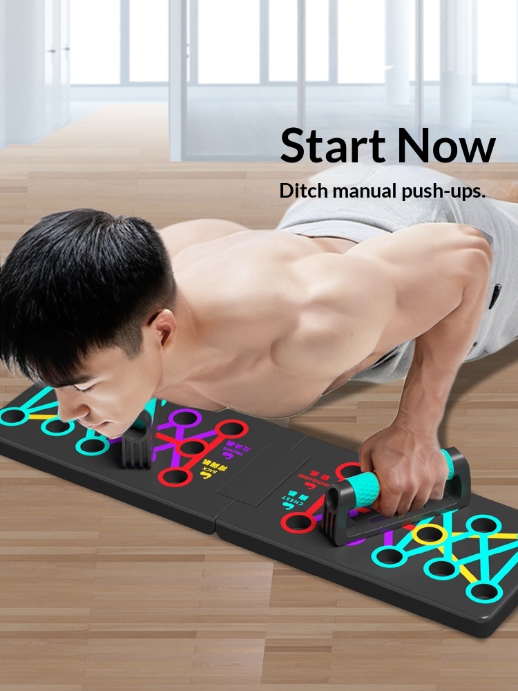 Papan Latihan Push-up, Model T - Push Up Board Foldable Multi Function ulasan dan harga