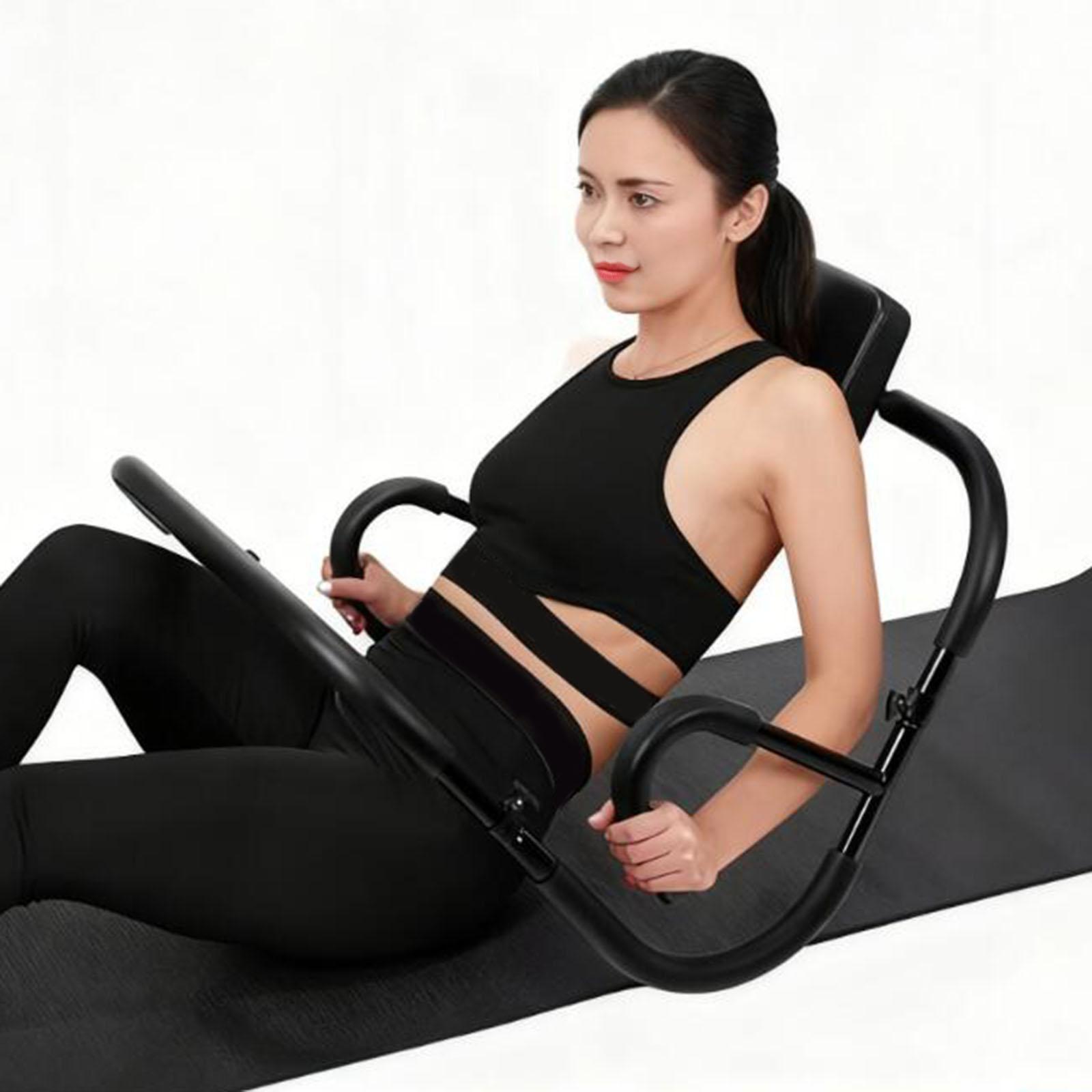 Alat Olahraga Perut Portabel d - Ab Roller Wheel With Elbow Support ulasan dan harga