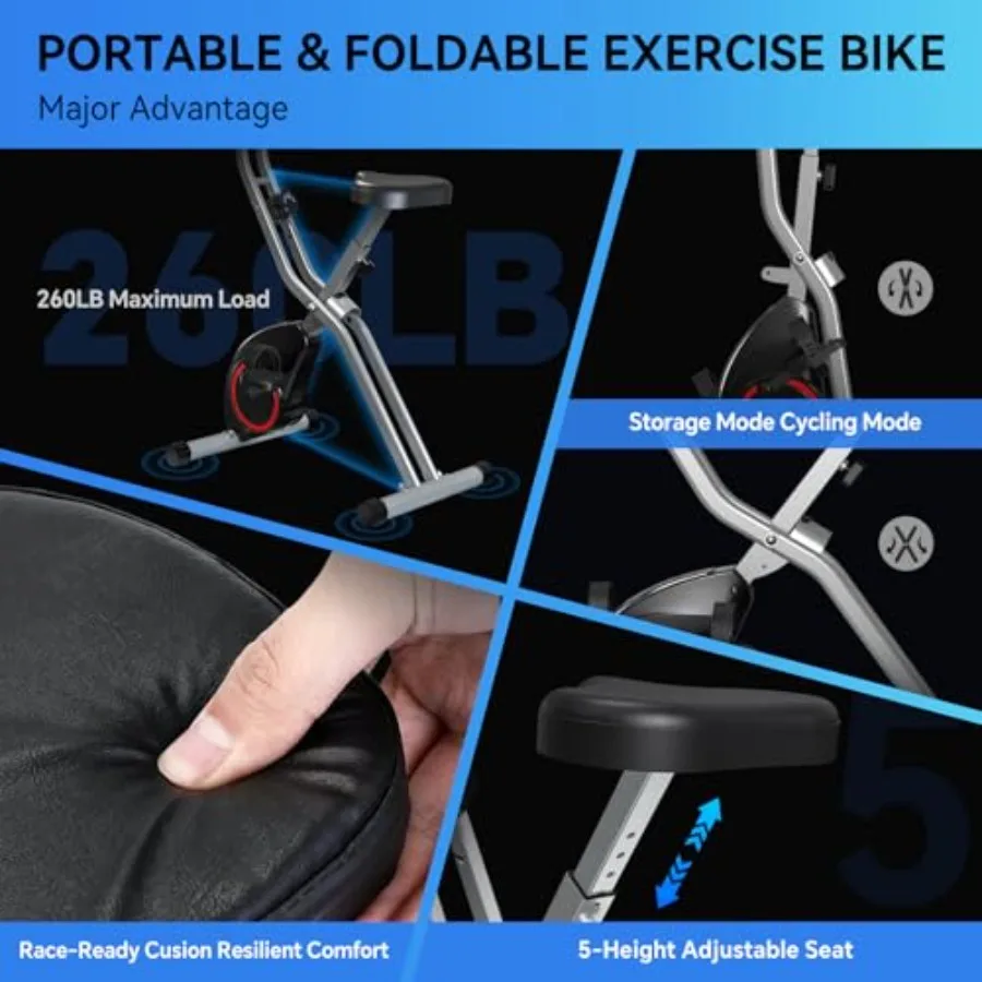 Sepeda Statis Lipat untuk Apar - Exercise Bike Magnetic Resistance ulasan dan harga