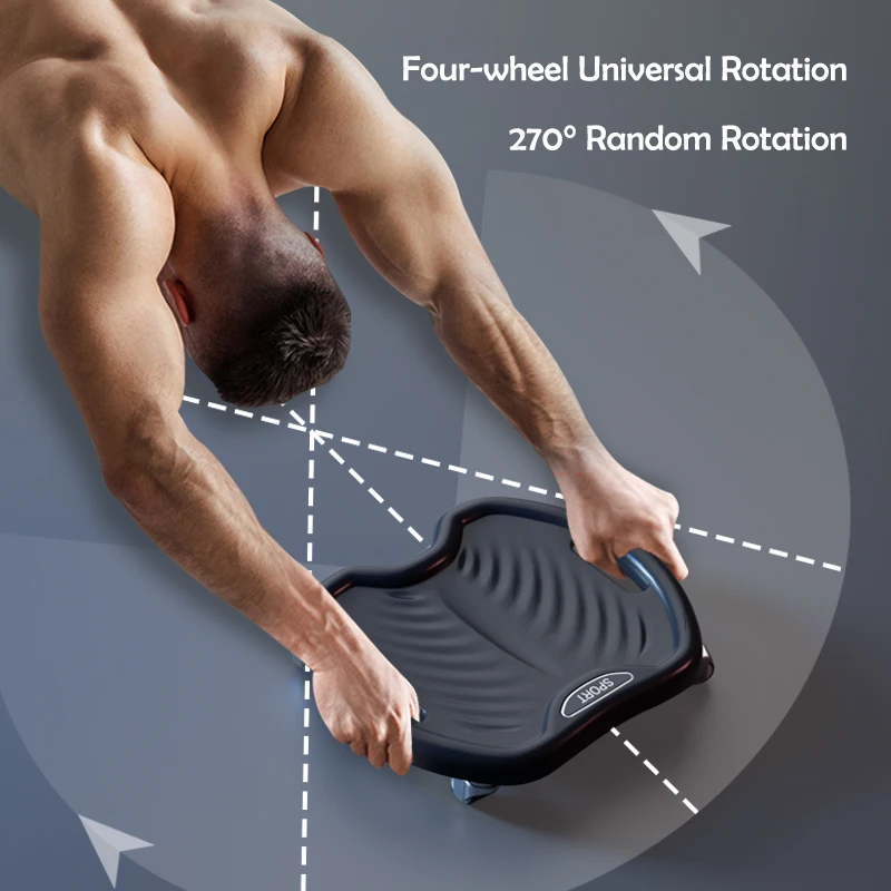 Alat Latihan Otot Perut dengan - Ab Roller Wheel With Elbow Support ulasan dan harga