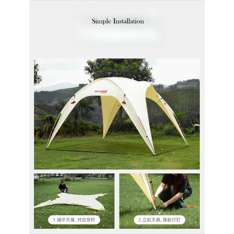 Tenda Dome Pop-up untuk Berkem - Hiking ulasan dan harga