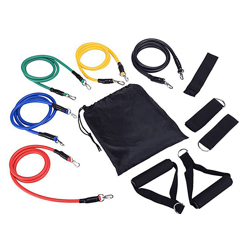 Set Baru 11 Buah Tali Latihan  - Resistance Bands Set With Handles ulasan dan harga