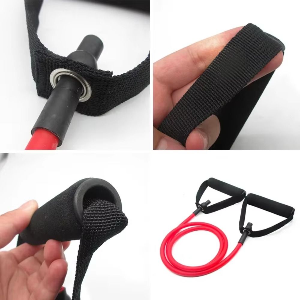 Dengan Pegangan, Tali Resisten - Resistance Bands Set With Handles ulasan dan harga